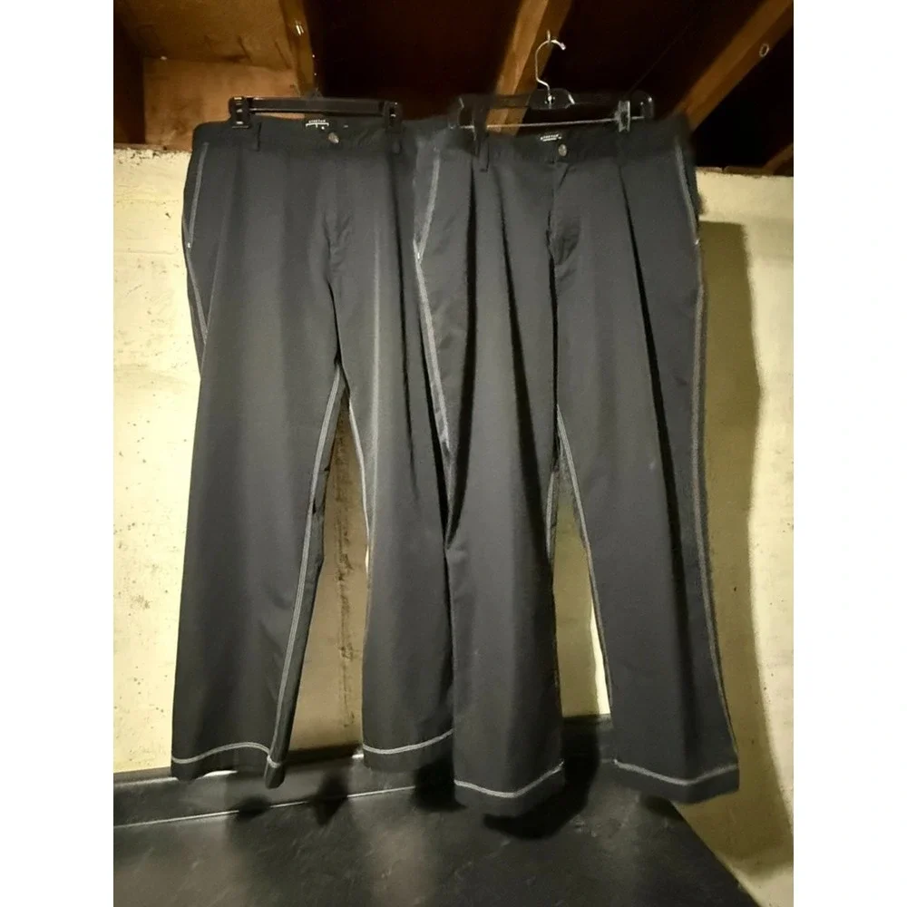 Adidas Stretch ClimaCool Golf Mens Pants 38x31 Hemmed Gorpcore Athleisure Street